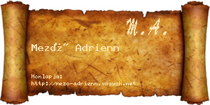 Mező Adrienn névjegykártya